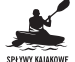 spływy kajakowe logo black